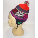 Bonnet péruvien traditionnel pour enfant