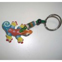 Porte clé gecko en céramique