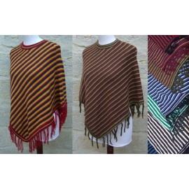 PONCHO RAYA Poncho en laine