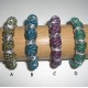 BRALU Bracelets fils d'aluminium colorés