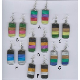 Boucles en fil aluminium pas cher