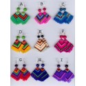 Boucles d'oreilles en forme de poncho