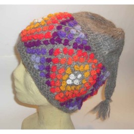 Bonnets à bouclettes du Pérou en couleur