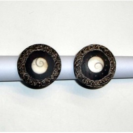BGE 18 Bague bois et inclusions