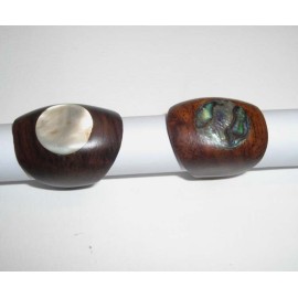 BGE 21 Bague bois/ nacre