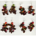 Boucles grains café et achiras