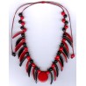 Collier griffes palmito et tagua
