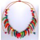 Collier griffes palmito et tagua