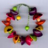 Bracelet en pointes tagua et açai