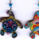 Boucles péruviennes en acrylique, tortue