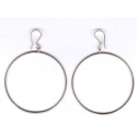 Boucles argent 925 forme créole grande