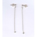 Boucles argent 925 en chaîne