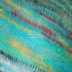 Poncho péruvien de Juliaca en laine acrylique chinée