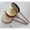 Percussions style africaines en bois et cuir