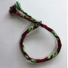 Bracelet péruvien en laine coloré