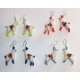 Boucles oreilles en laine Boucles en forme de lamas