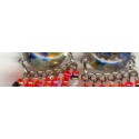 Boucles métal verre